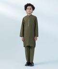 Embroidered Cotton Suit