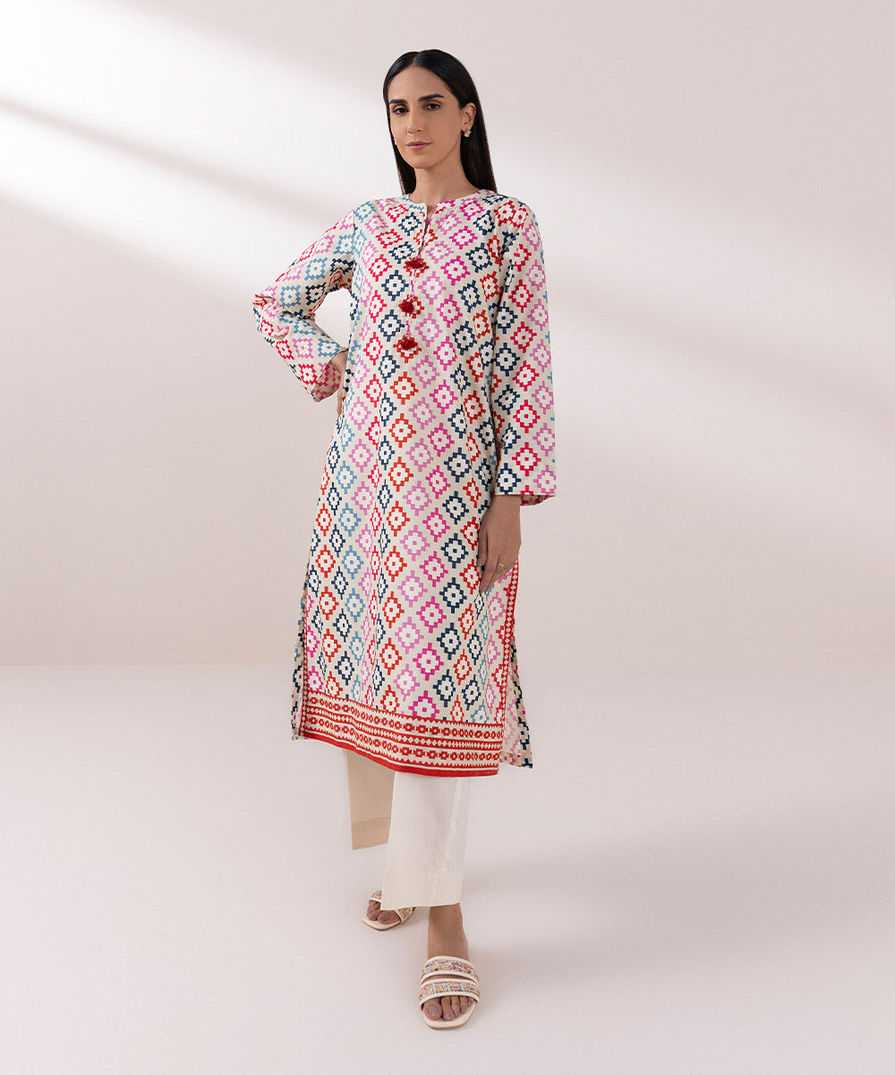 Printed Lawn Shirt