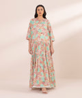 Printed Lawn Tier Dress