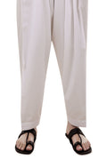 Off White Cotton Shalwar