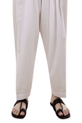 Off White Cotton Shalwar