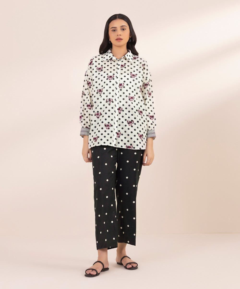Embroidered Lawn Top