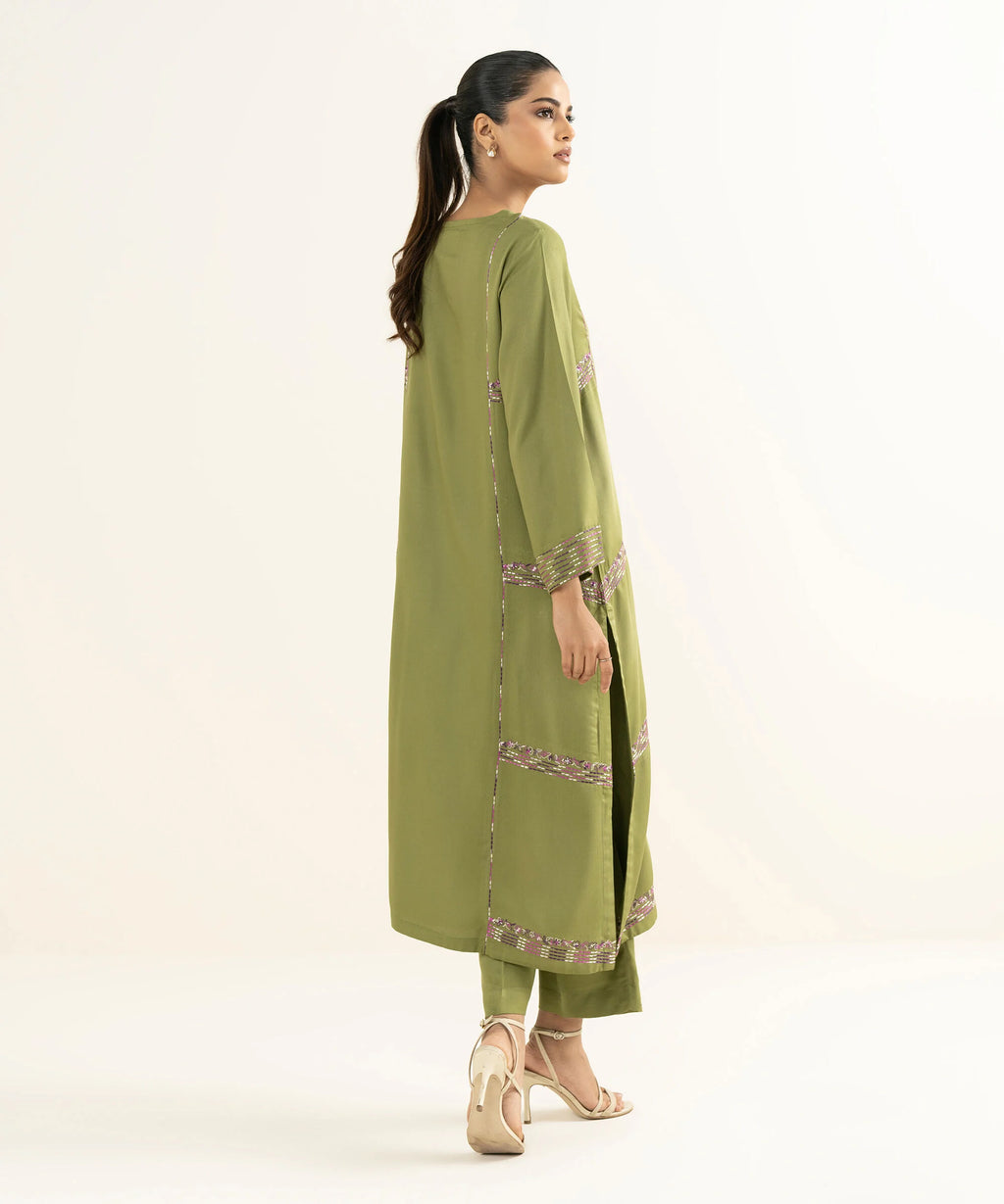 Embroidered Bedford Suit