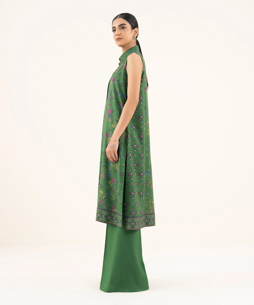 2 Piece - Printed Viscose Khaddar Suit