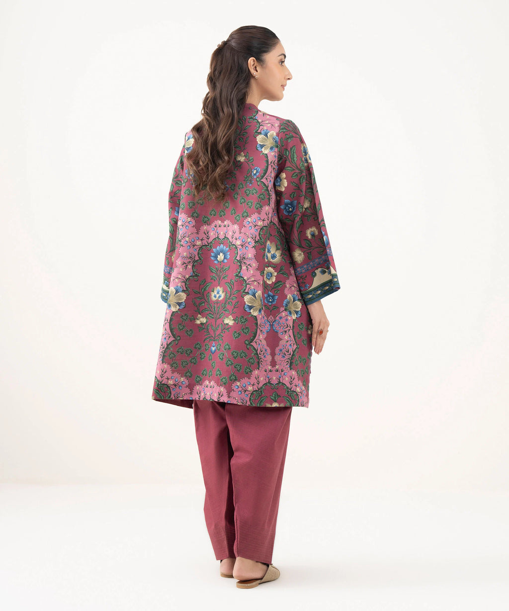 2 Piece - Printed Light Khaddar Suit