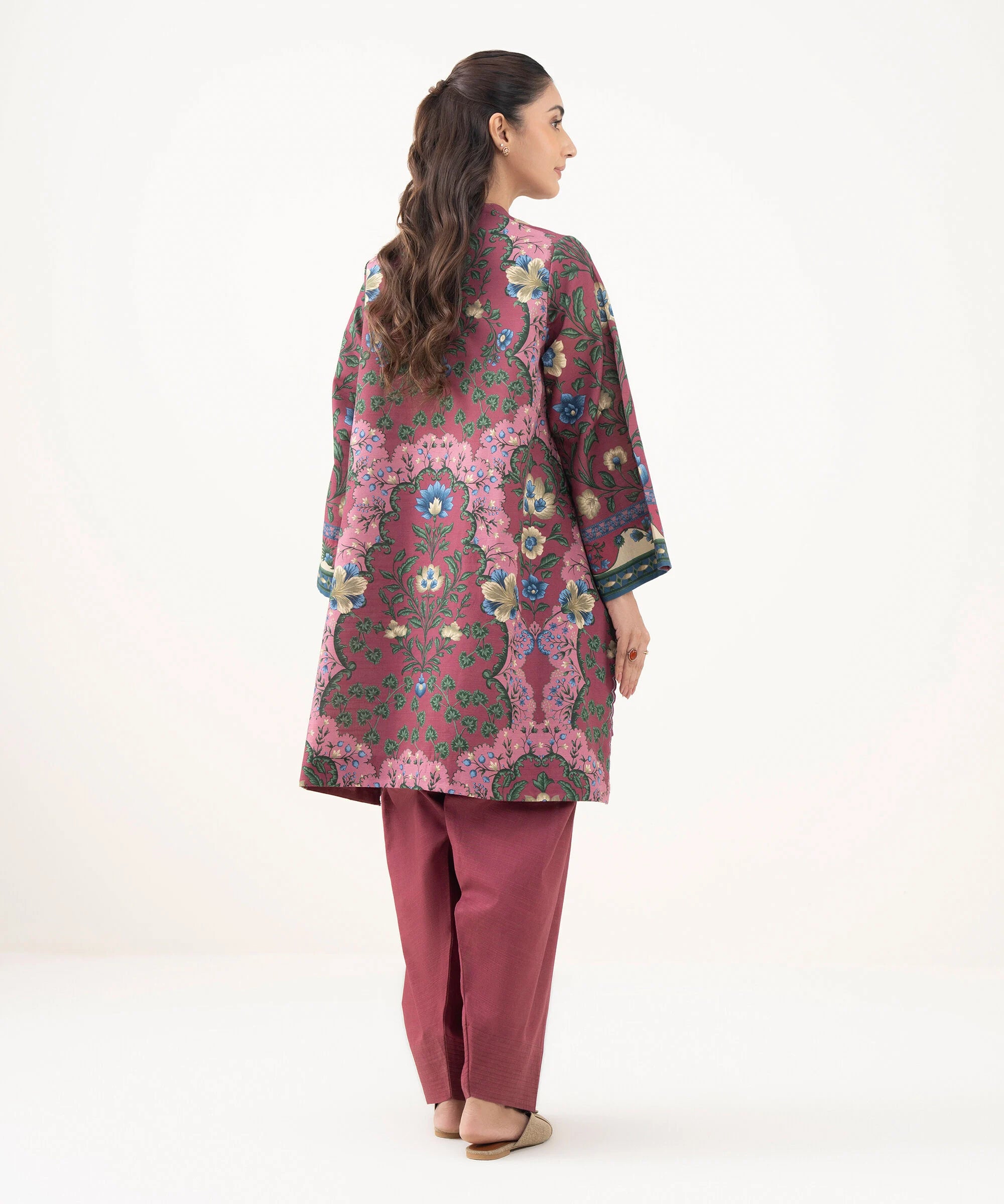 2 Piece - Printed Light Khaddar Suit
