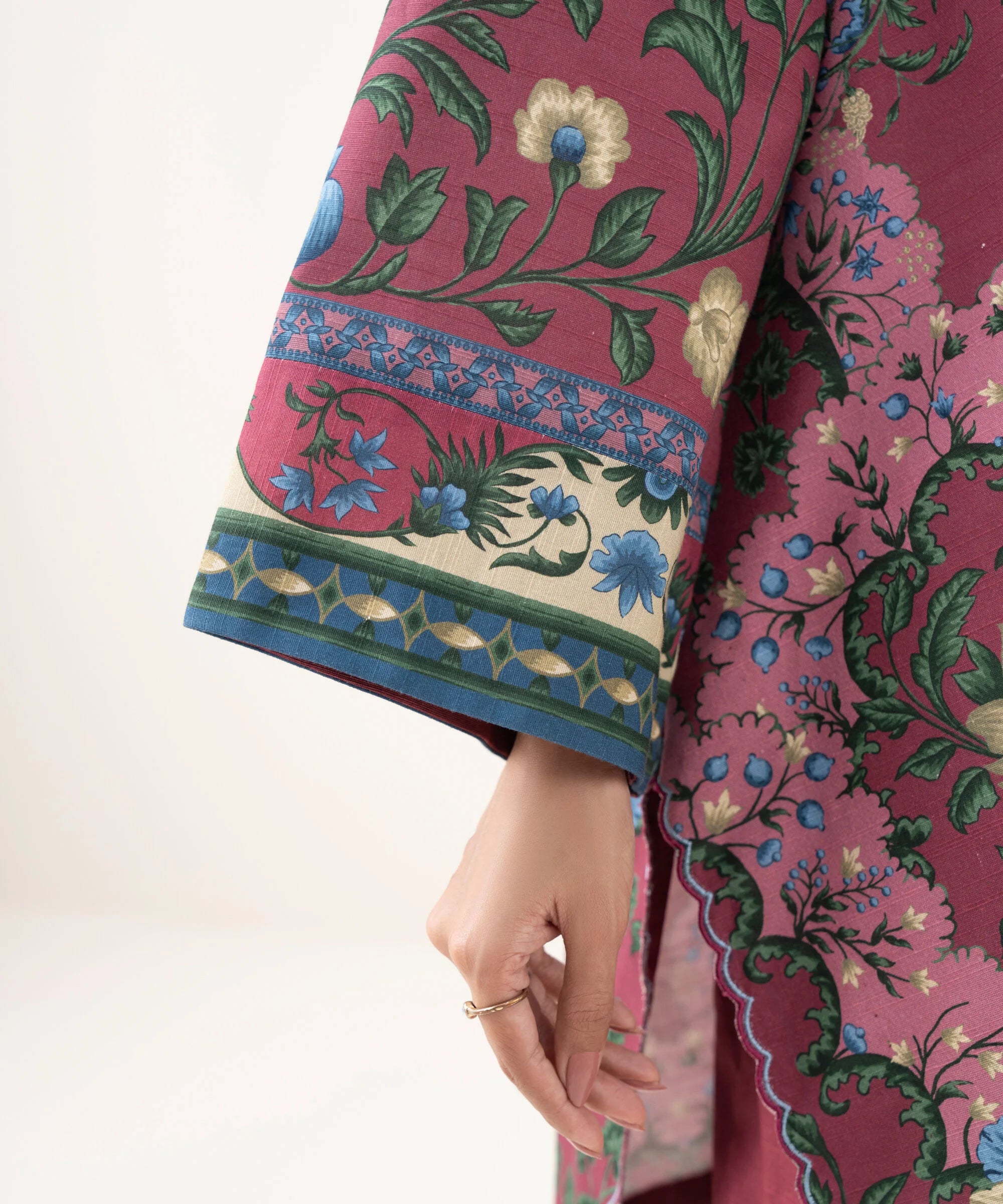2 Piece - Printed Light Khaddar Suit