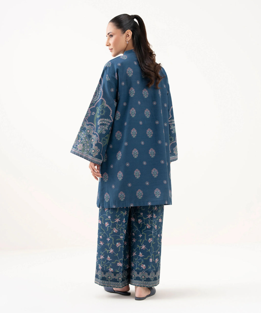 2 Piece - Printed Light Khaddar Suit