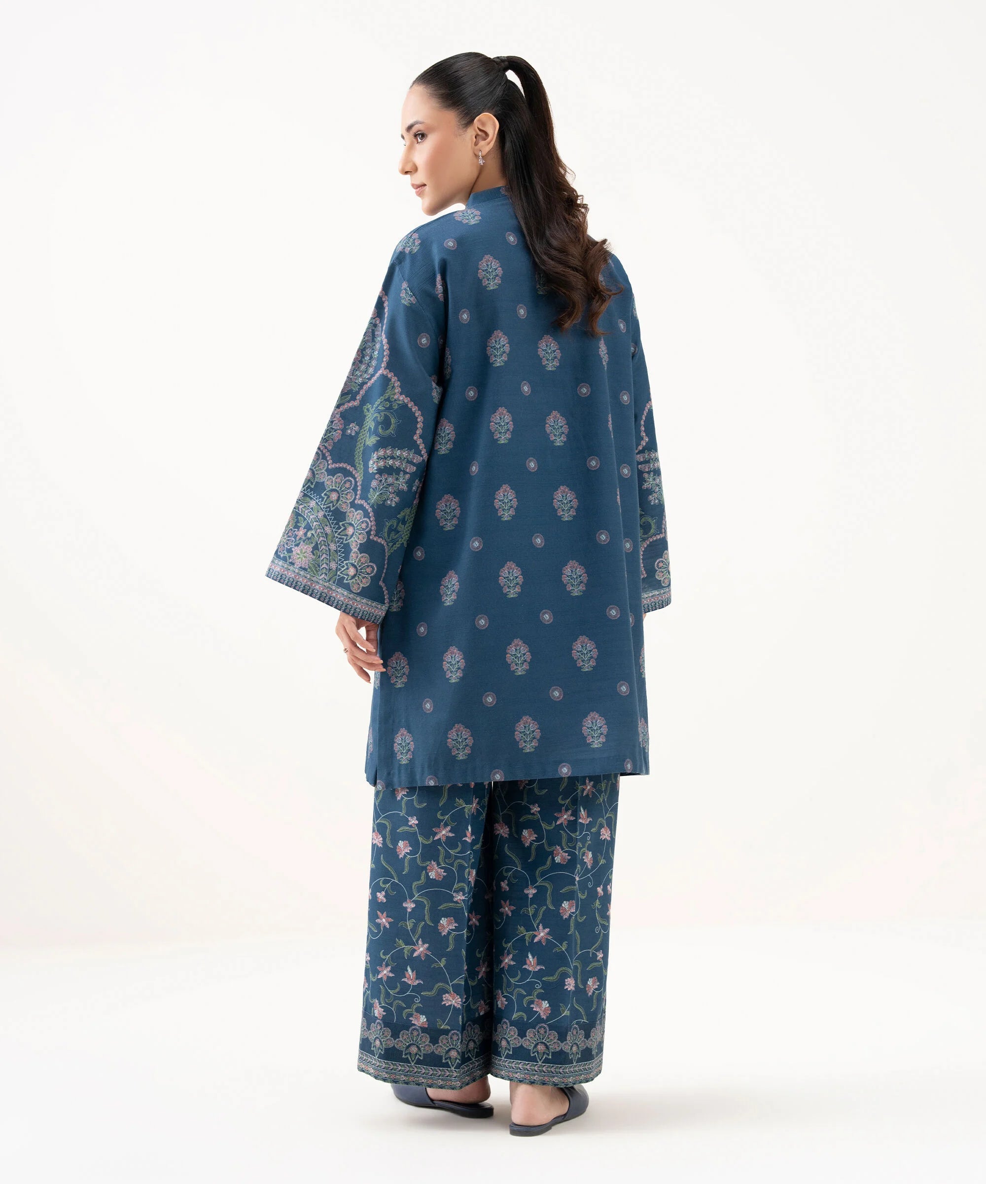 2 Piece - Printed Light Khaddar Suit