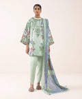 3 Piece - Printed Lawn Suit