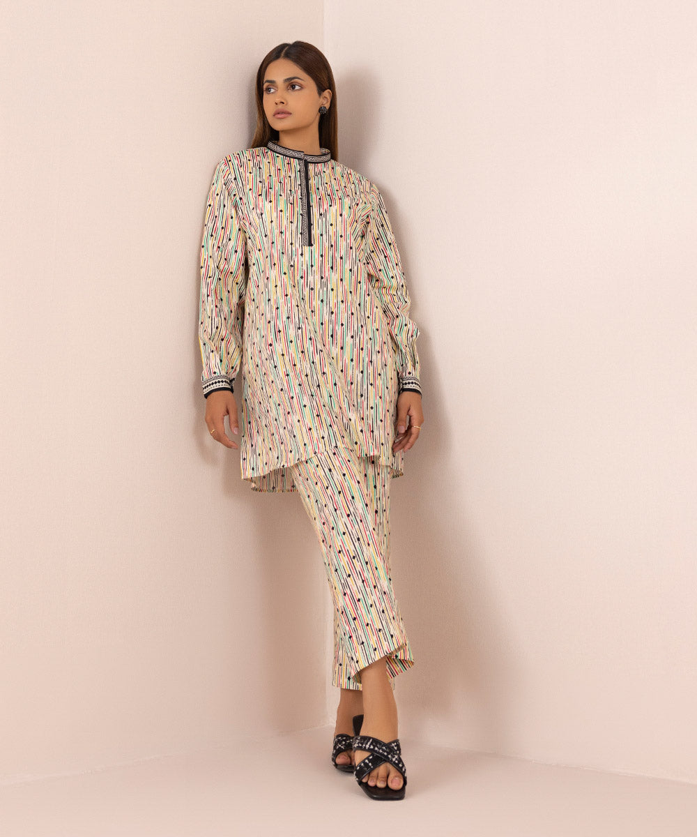 Printed Lawn Top