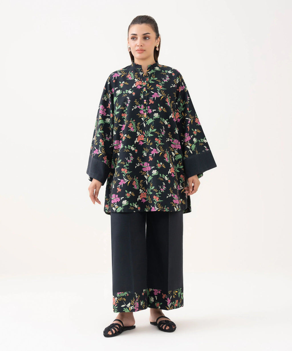 2 Piece - Printed Khaddar Suit