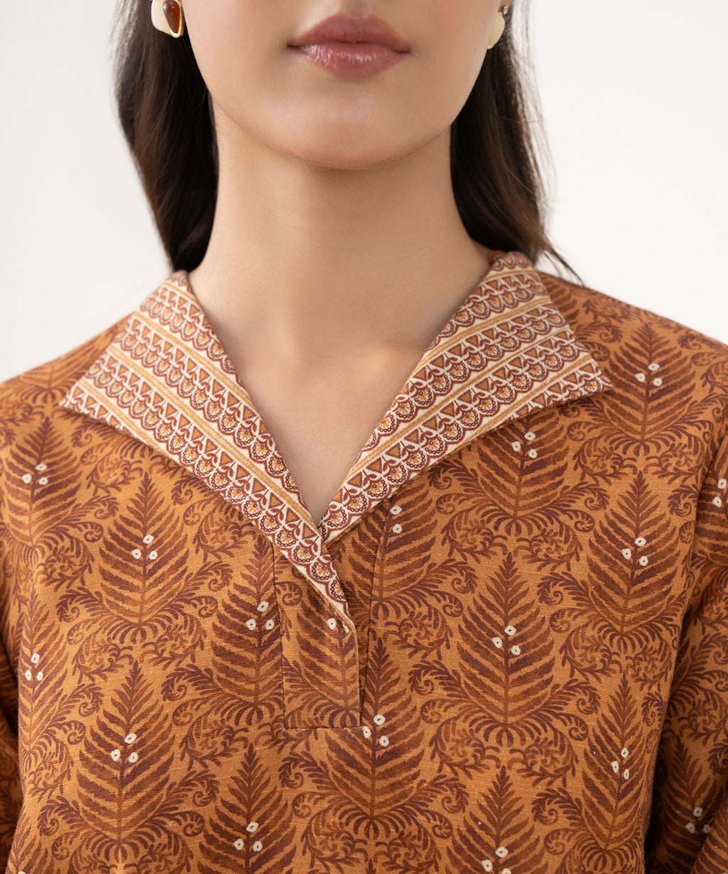 3 Piece - Printed Khaddar Suit