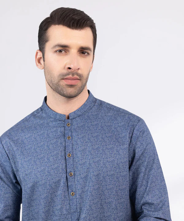 Printed Cotton Suit