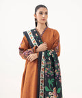 3 Piece - Embroidered Khaddar Suit
