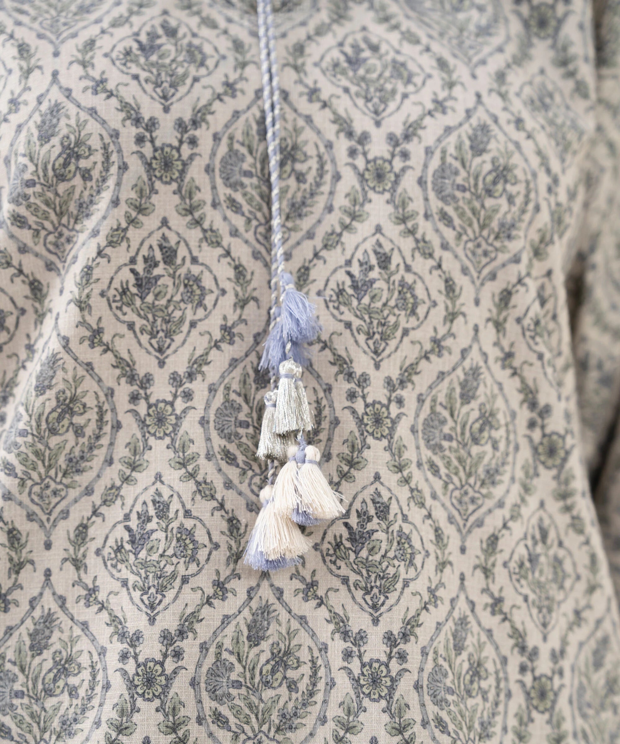 3 Piece - Embroidered Crosshatch Suit