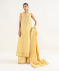 3 Piece - Embroidered Zari Khaddar Suit
