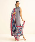 3 Piece - Embroidered Twill Suit