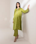 Embroidered Cotton Linen Shirt