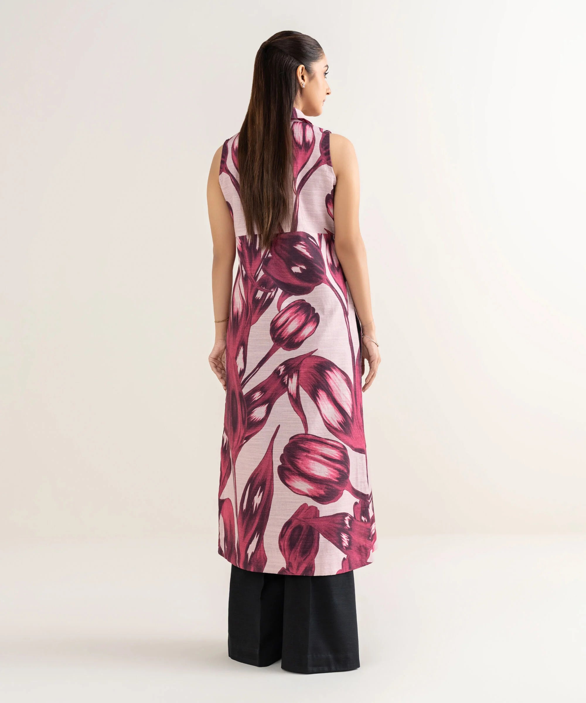 Printed Khaddar Shirt