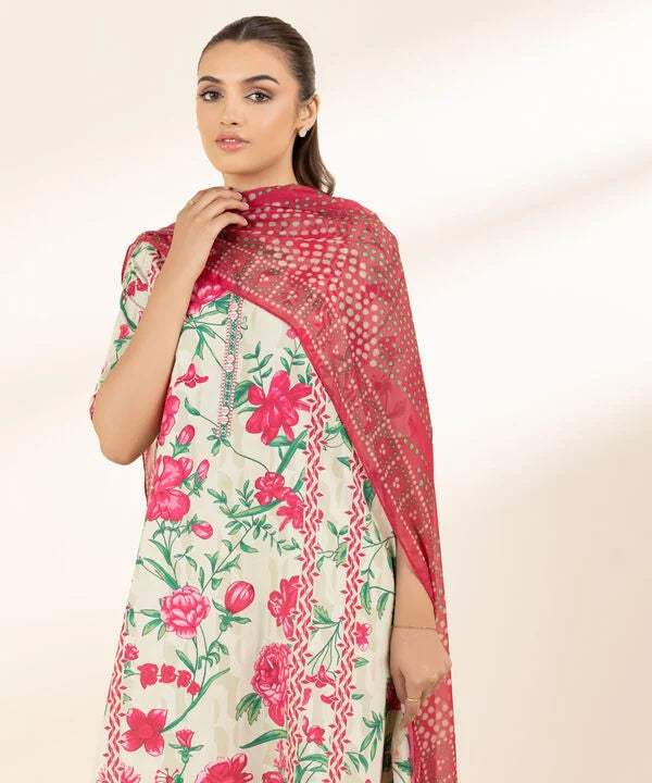 2 Piece - Printed Lawn Suit