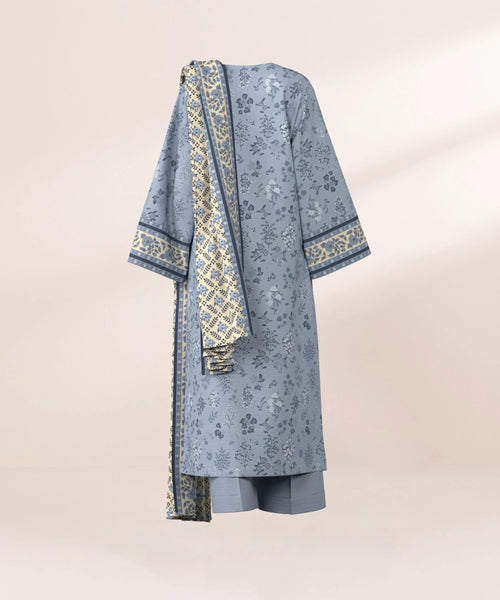 2 Piece - Embroidered Khaddar Suit