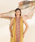 3 Piece - Embroidered Net Suit