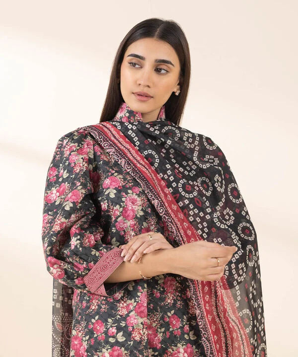 3 Piece - Printed Lawn Suit
