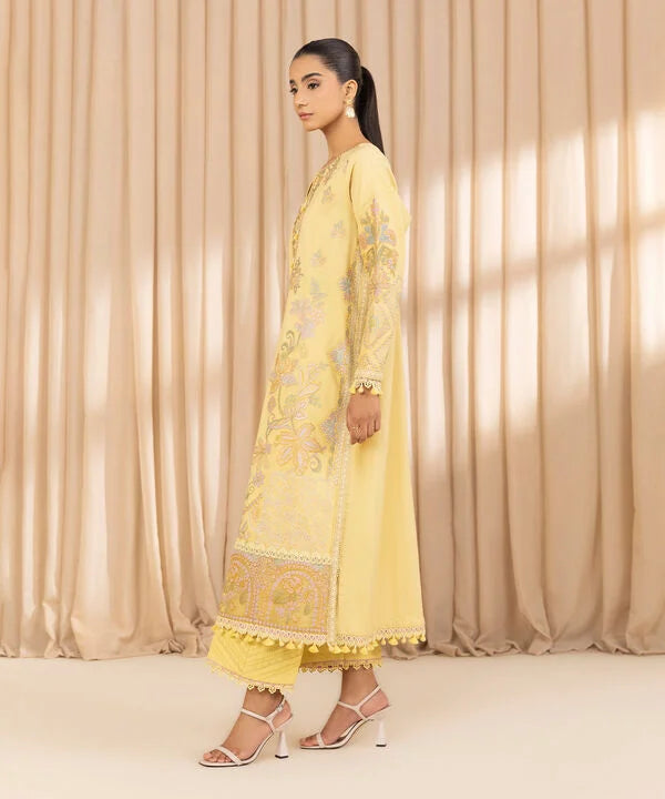 3 Piece - Embroidered Lawn Suit