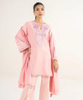 3 Piece - Embroidered Khaddar Suit