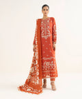 3 Piece - Embroidered Dobby Suit