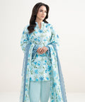 3 Piece - Printed Lawn Suit