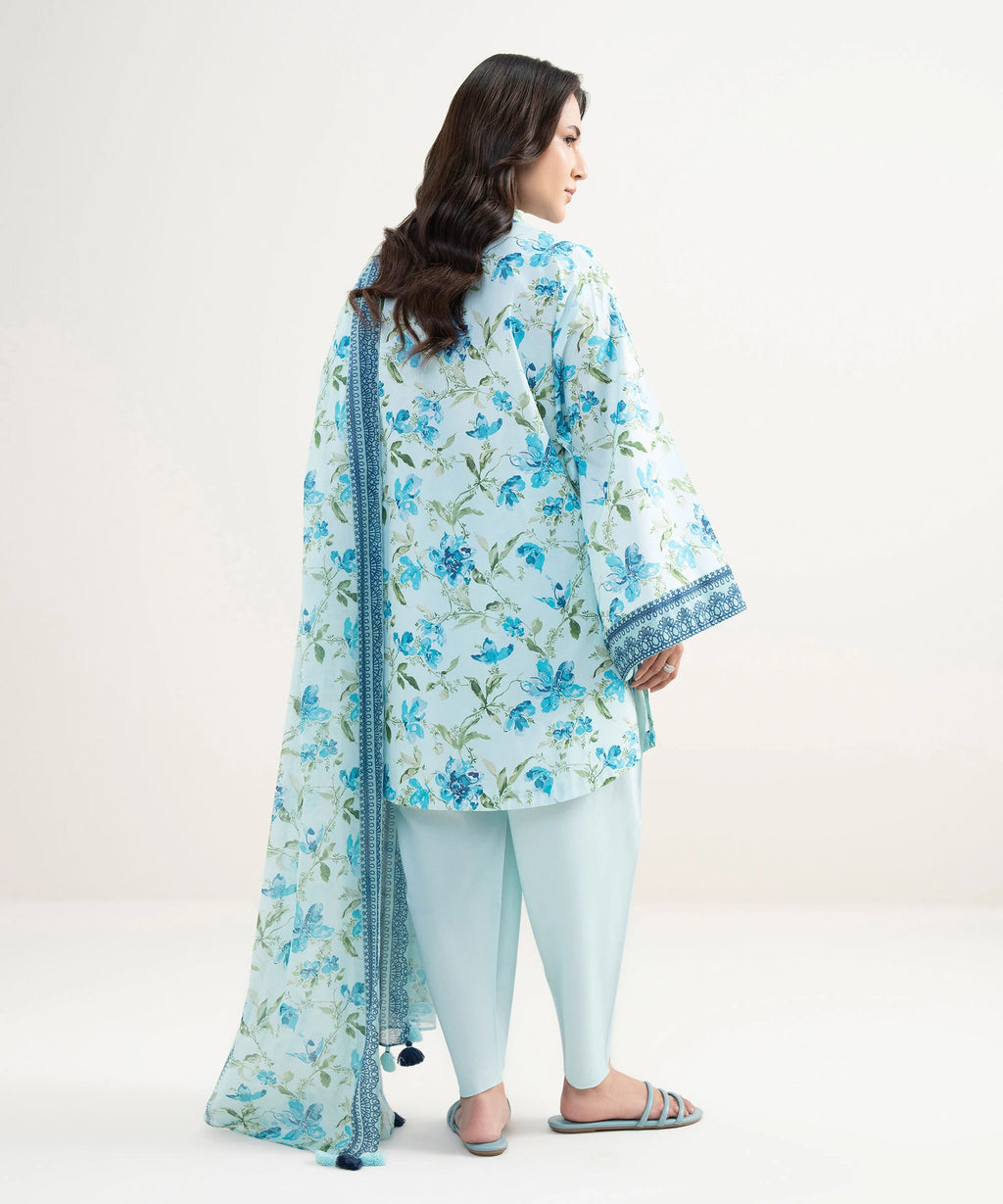 3 Piece - Printed Lawn Suit