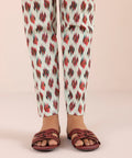 Printed Lawn Cigarette Pants