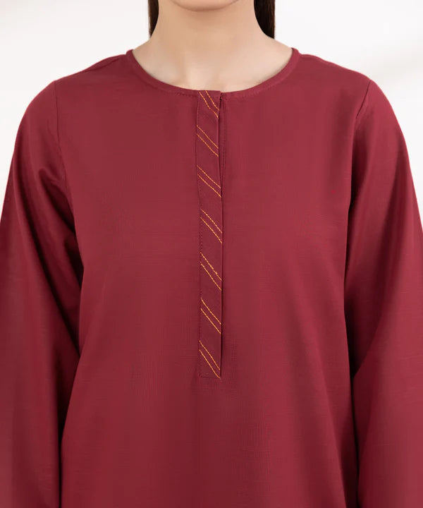 Solid Light Khaddar Shirt