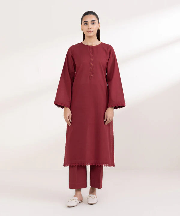 Solid Light Khaddar Shirt