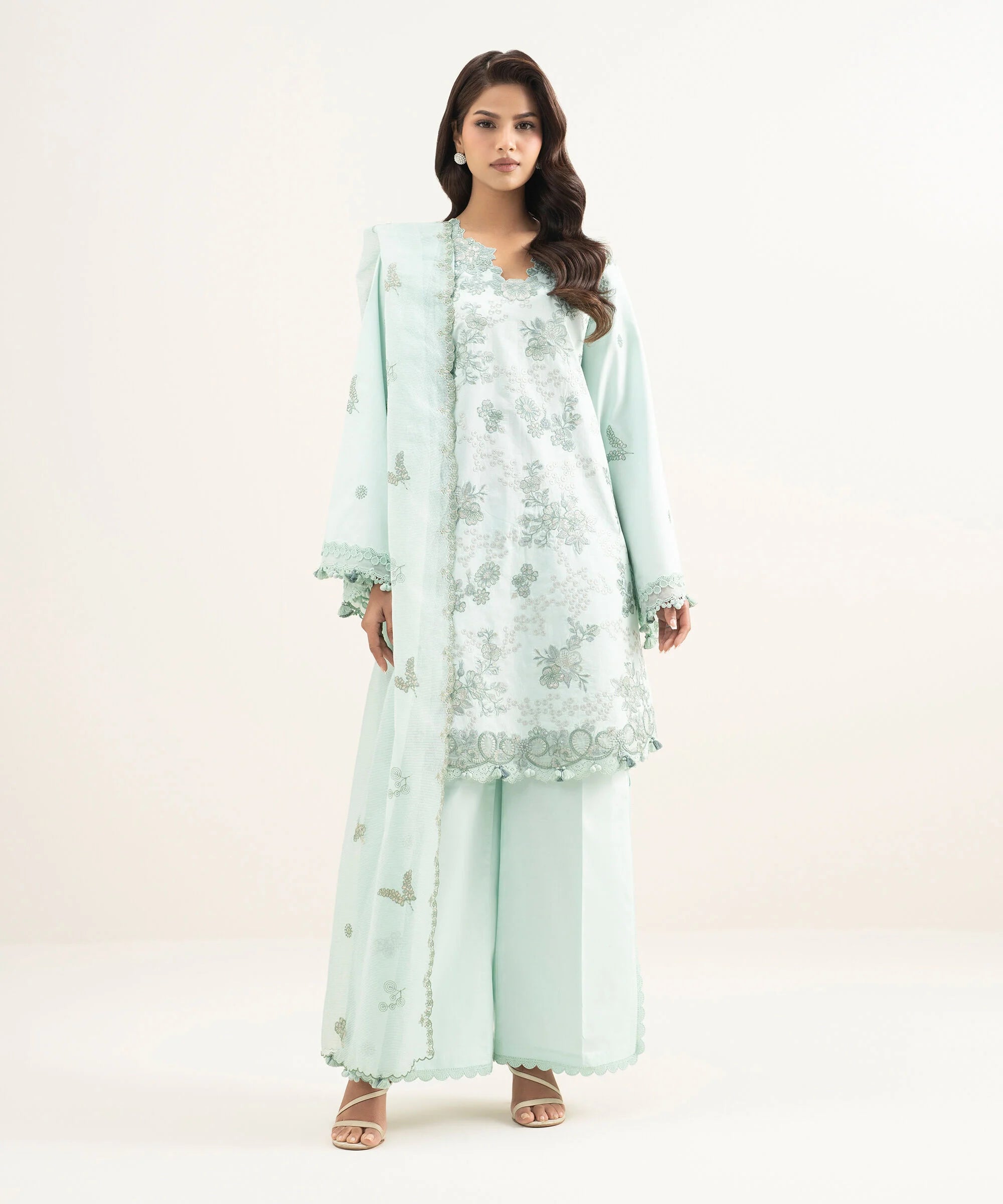 3 Piece - Embroidered Lawn Suit