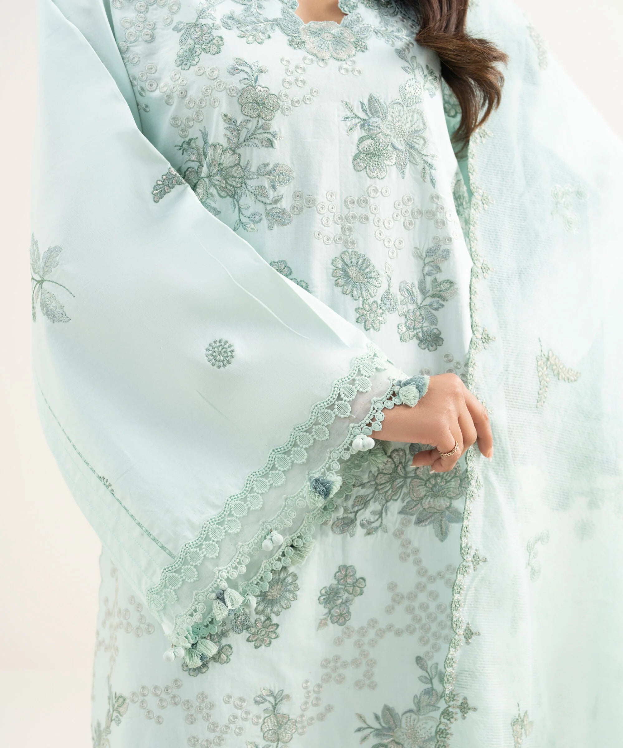 3 Piece - Embroidered Lawn Suit