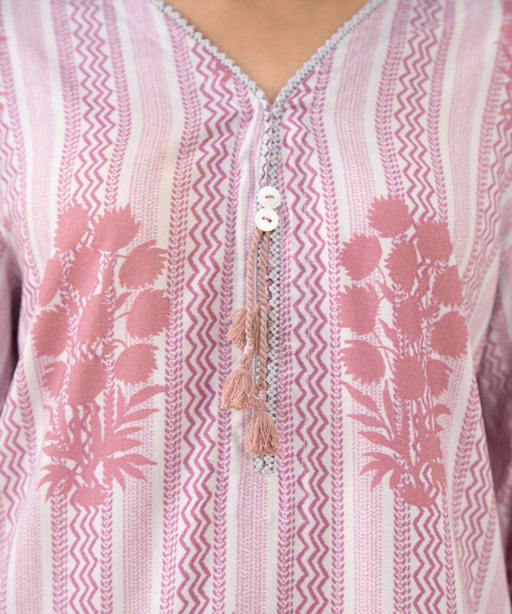 3 Piece - Printed Linen Viscose