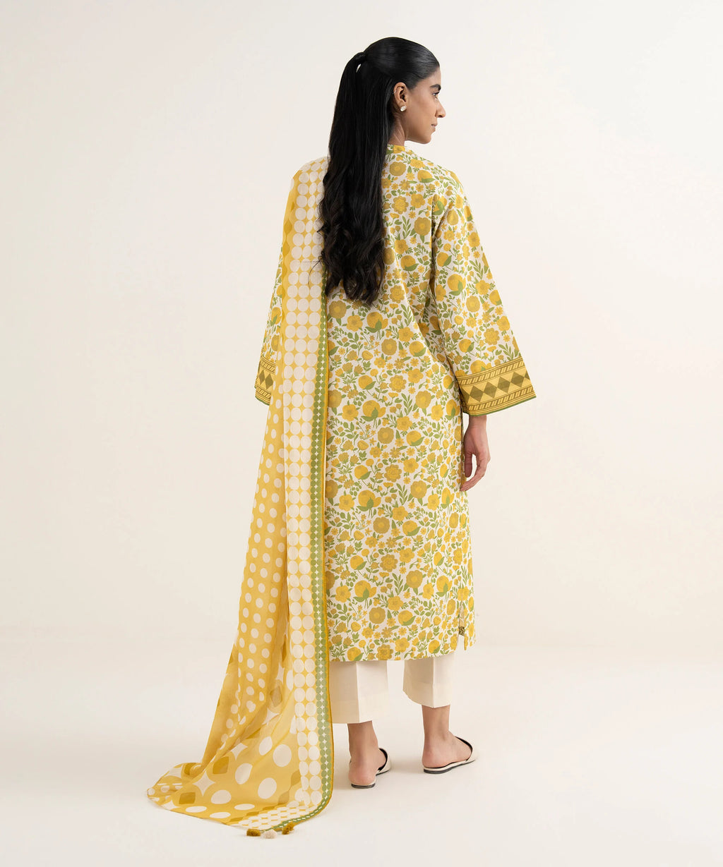 3 Piece - Printed Lawn Suit