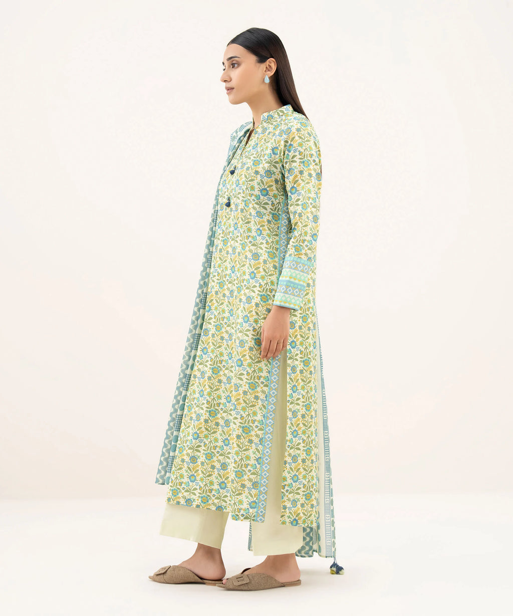 3 Piece - Printed Lawn Suit