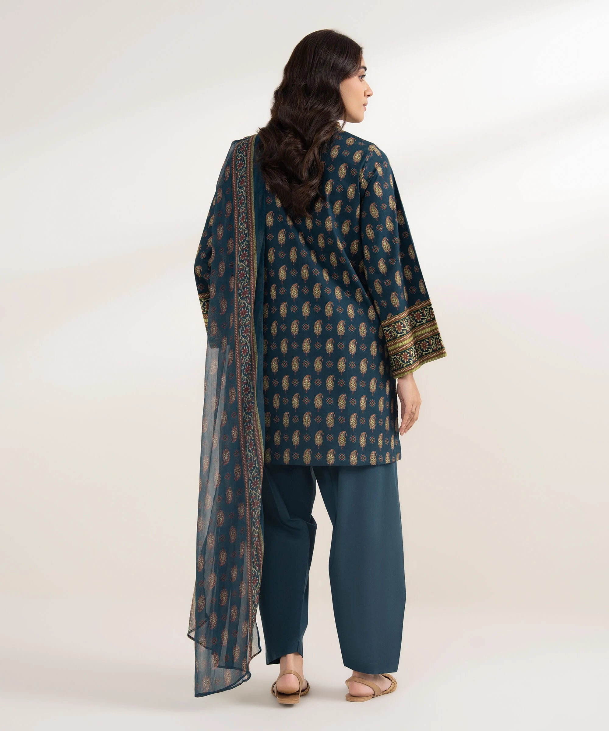3 Piece - Printed Lawn Suit