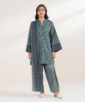 3 Piece - Printed Lawn Suit