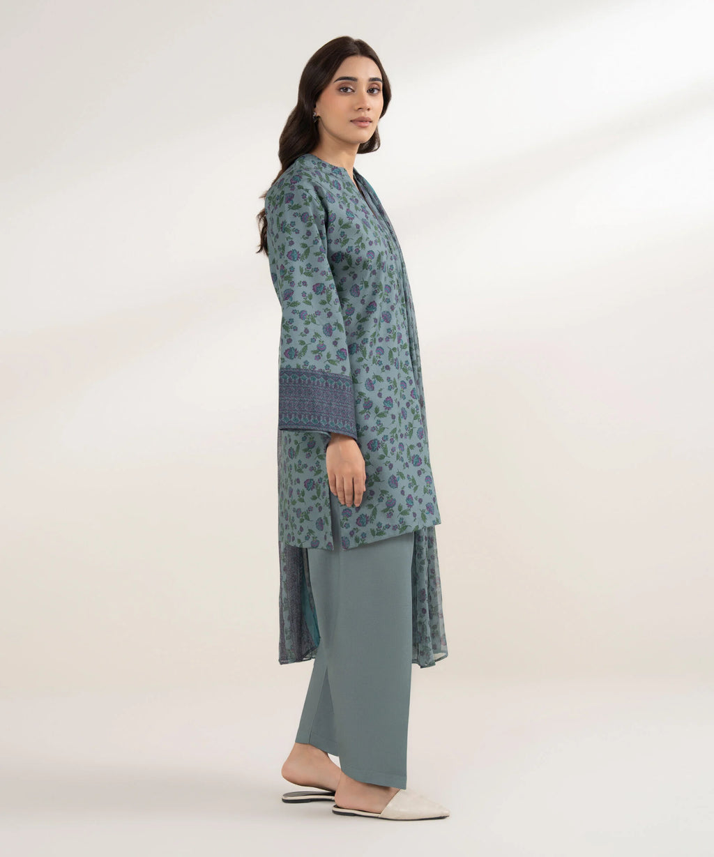 3 Piece - Printed Lawn Suit