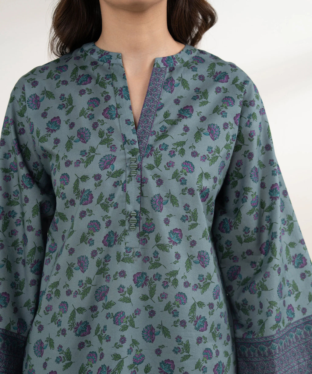 3 Piece - Printed Lawn Suit