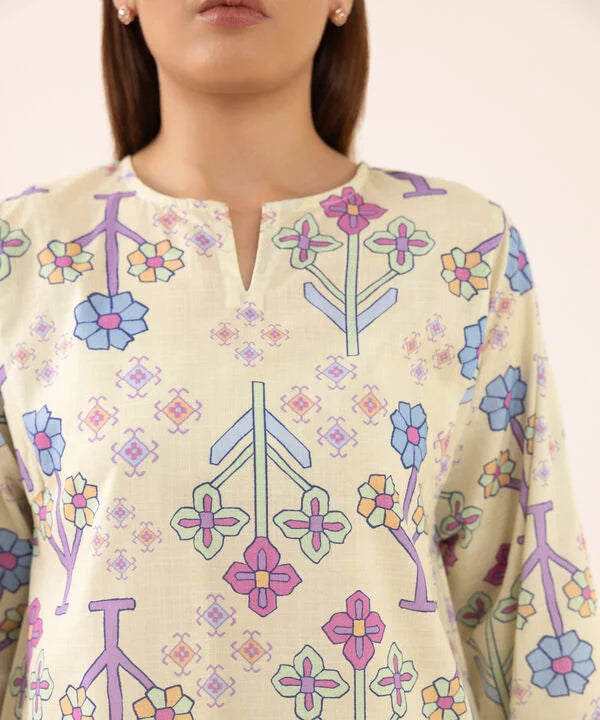 Printed Crosshatch Shirt