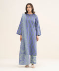 3 Piece - Printed Khaddar Suit