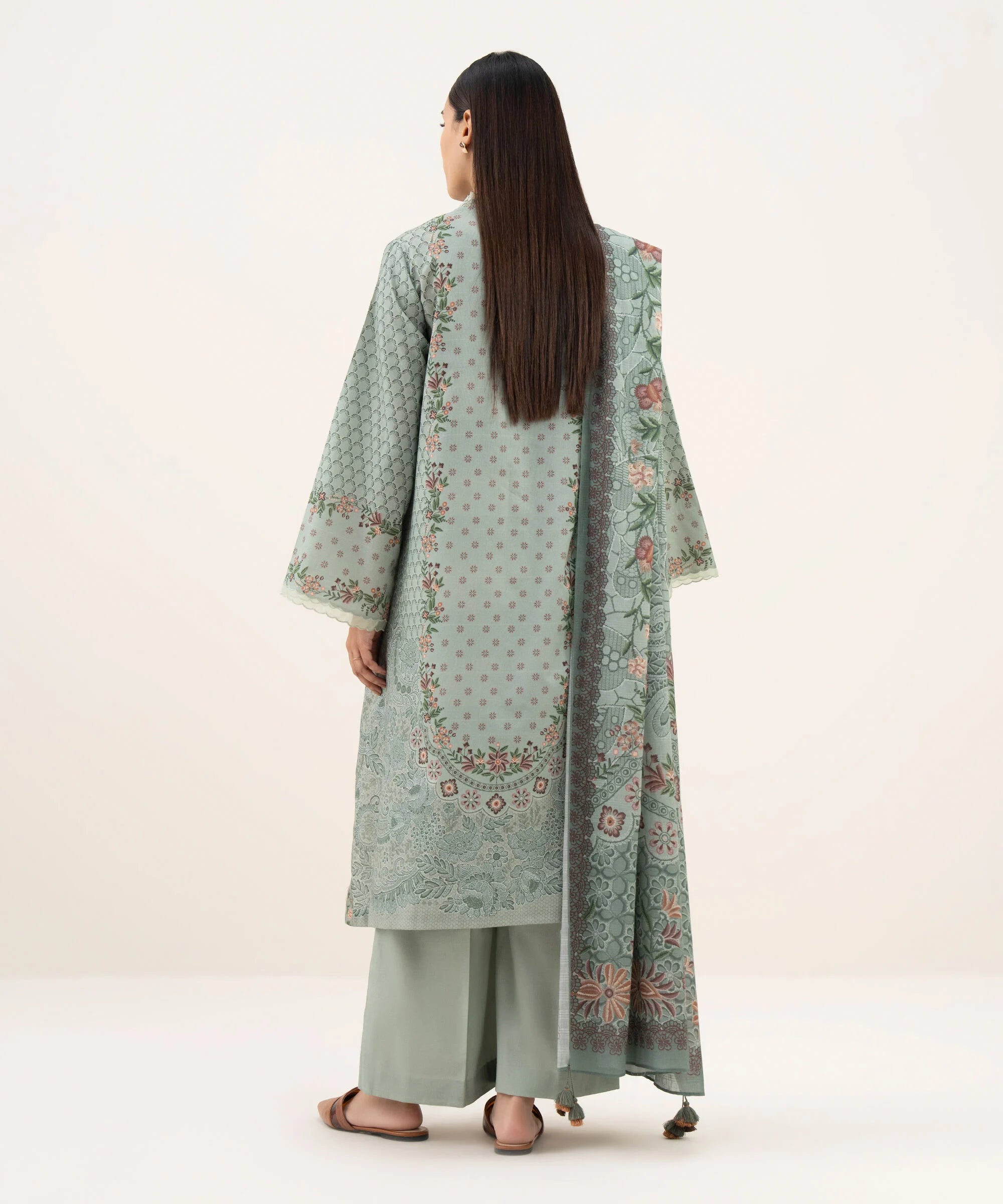 3 Piece - Printed Lawn Suit