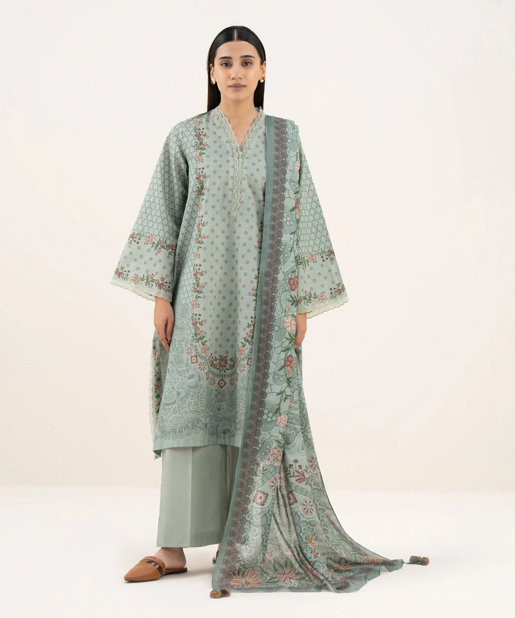 3 Piece - Printed Lawn Suit