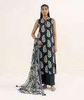 3 Piece - Printed Cotton Suit